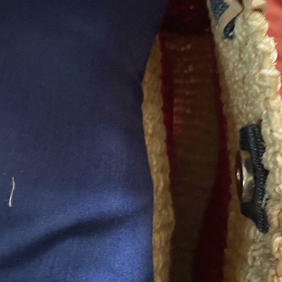 Q & A TEXAS FLAG Straw Small Tote - Picture 5 of 6